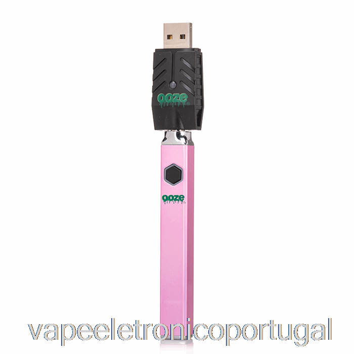 Vape Eletrônico Ooze Quad Flex Temp Bateria 500mah Gelo Rosa